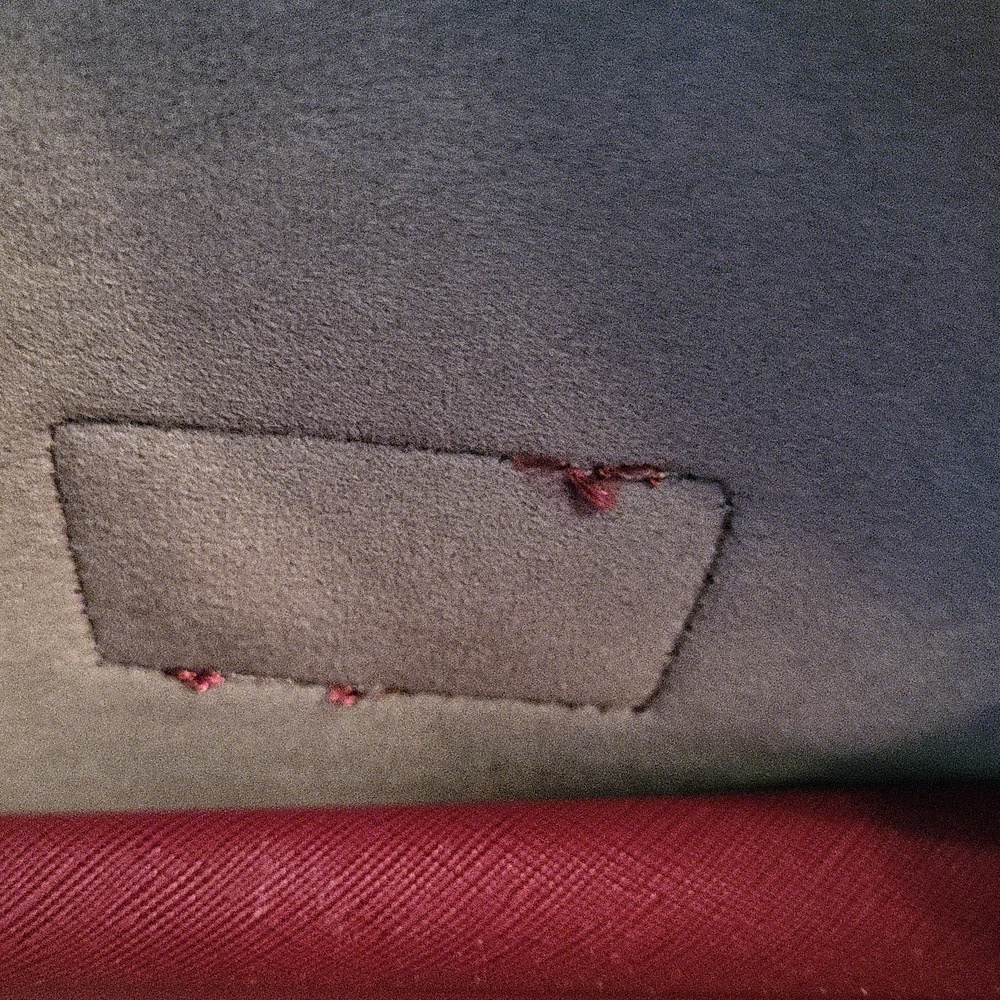 Katie Loxton Burgundy Bag with Detachable Chain Strap & Gold Finishes - Picture 8 of 8